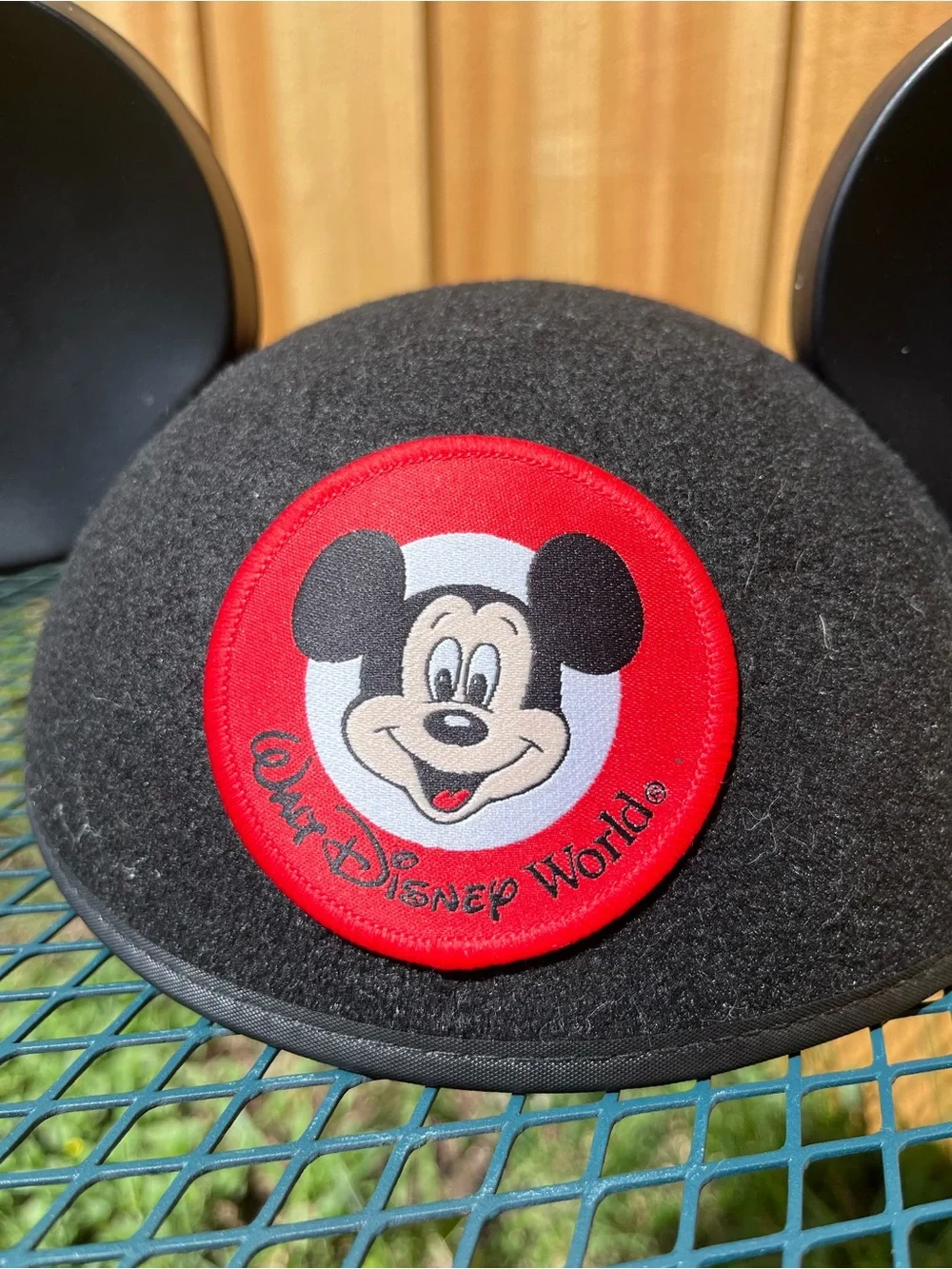 Disney Parks black felt Mickey Mouse ear hat